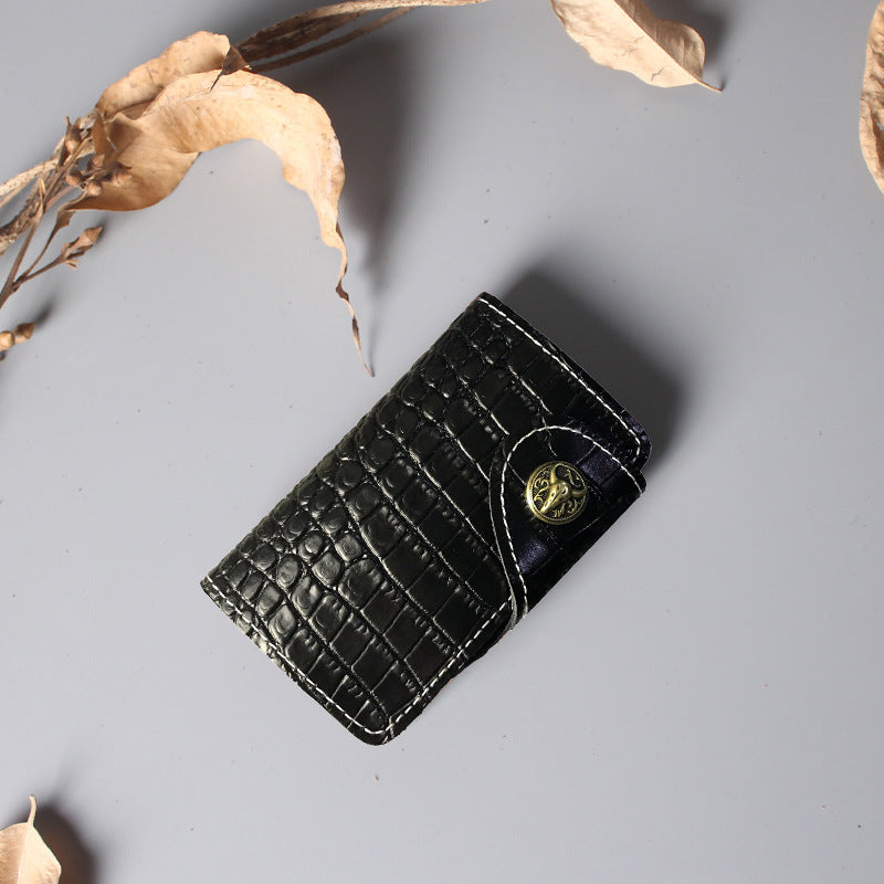 Genuine Leather Car Key Organiser | Unisex Multi-Function Key Pouch with Belt Clip