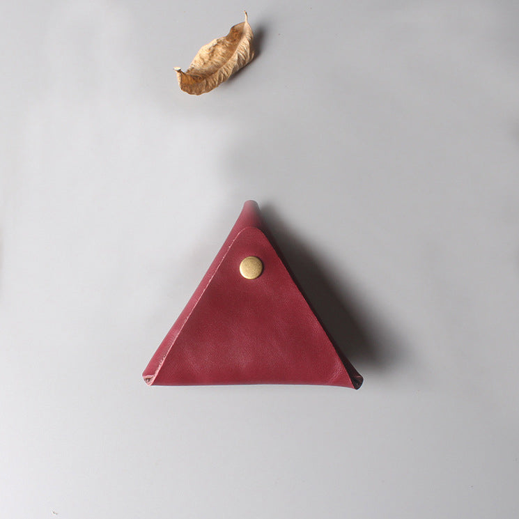 Artisan Leather Pouch - Retro Unisex Organiser for Coins, Earbuds & Cables