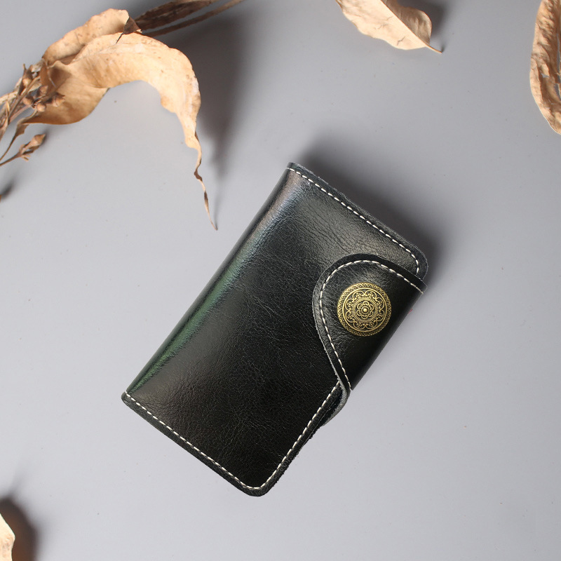 Genuine Leather Car Key Organiser | Unisex Multi-Function Key Pouch with Belt Clip