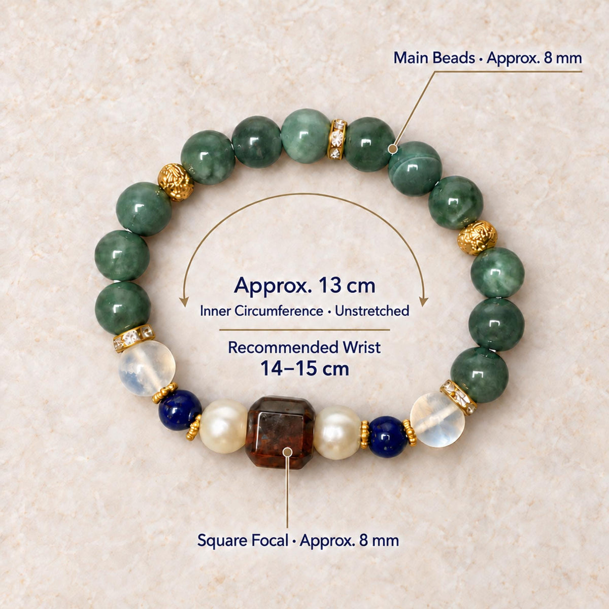 Bracelet bead detail