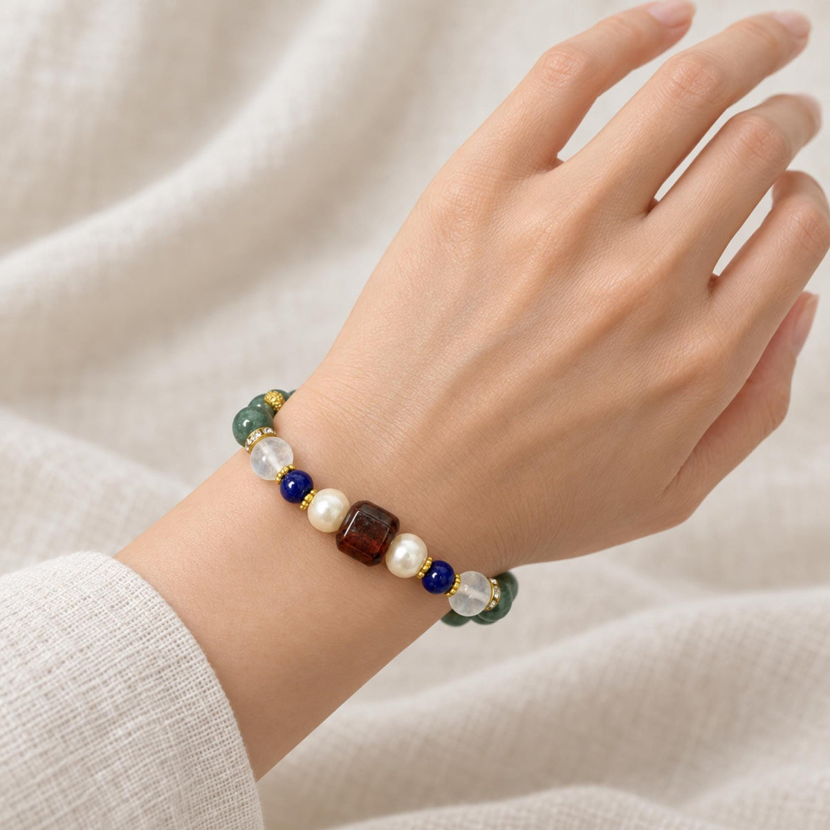 Bracelet gemstone colours